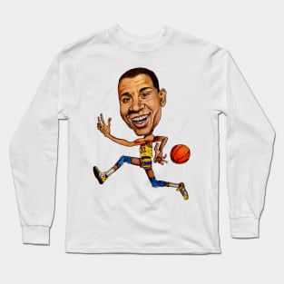 Magic Johnson Caricature Long Sleeve T-Shirt